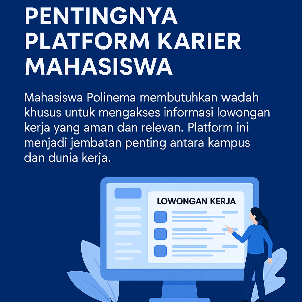 Pentingnya Platform Lowongan Kerja Khusus Mahasiswa Polinema